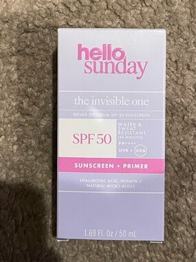 Hello Sunday The Invisible One SPF 50 Sunscreen + Primer